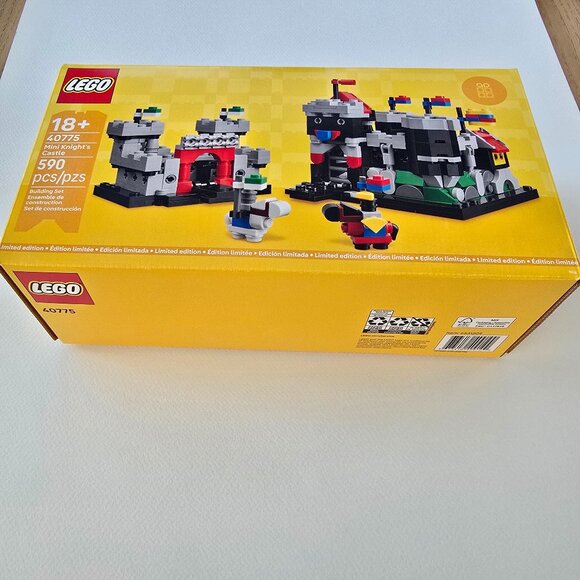 LEGO Mini Knight's Castle (40775) - Limited Edition - New, perfect condition box - Picture 2 of 8